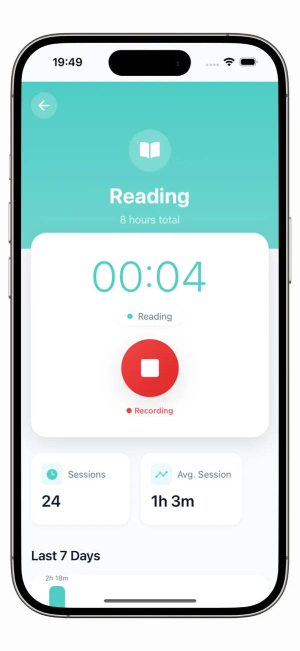 #5. Focus Tracker - Study Timer (iOS) Podle: ROBERT SCHLANGER