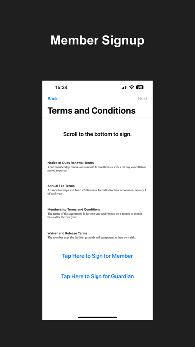 Club Systems Screenshot