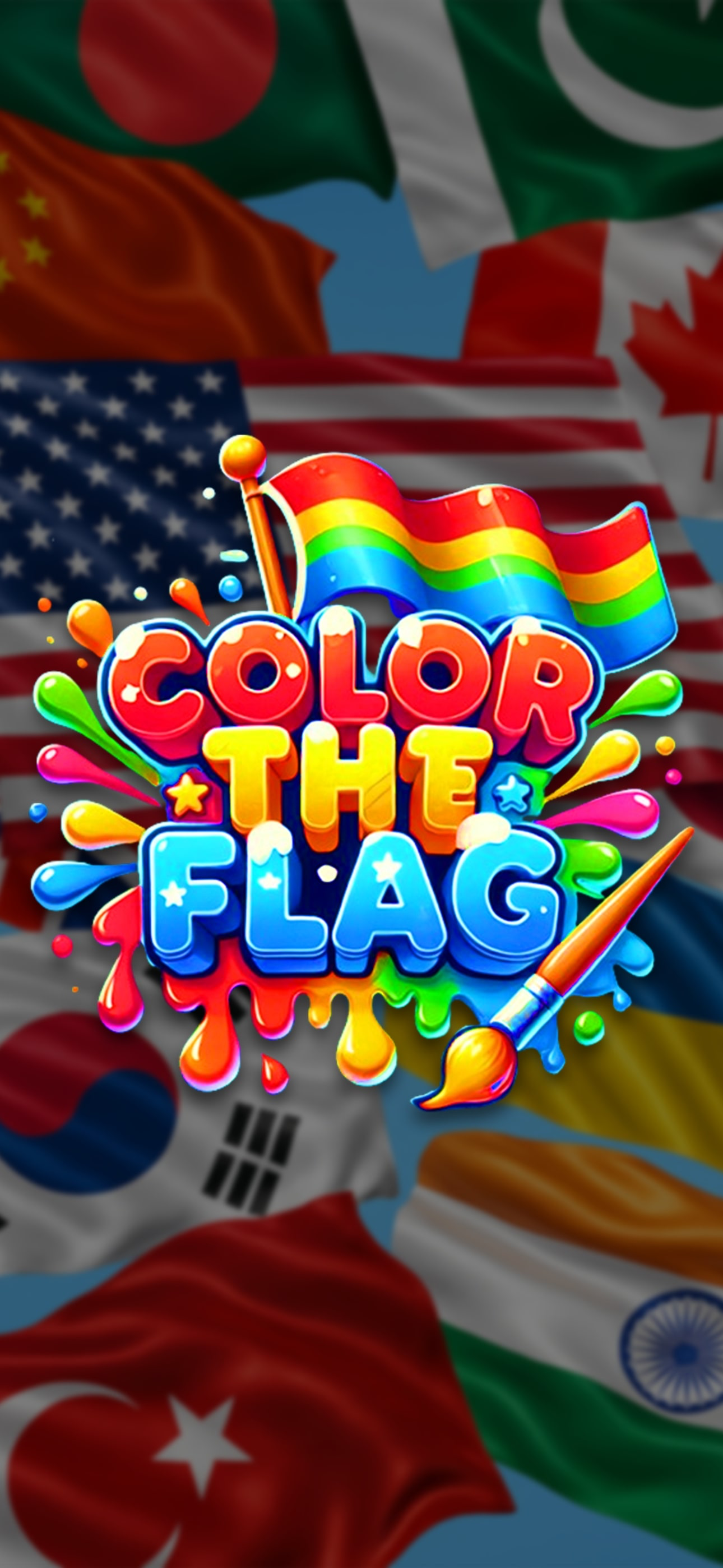 Flag Coloring Puzzle Games