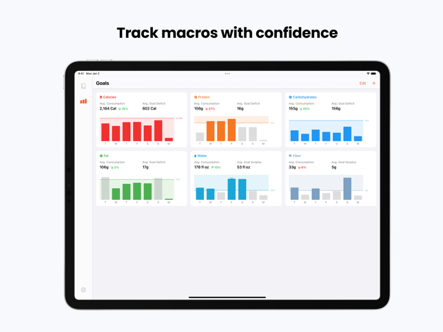 ‎Foodnoms Macro Protein Tracker Screenshot