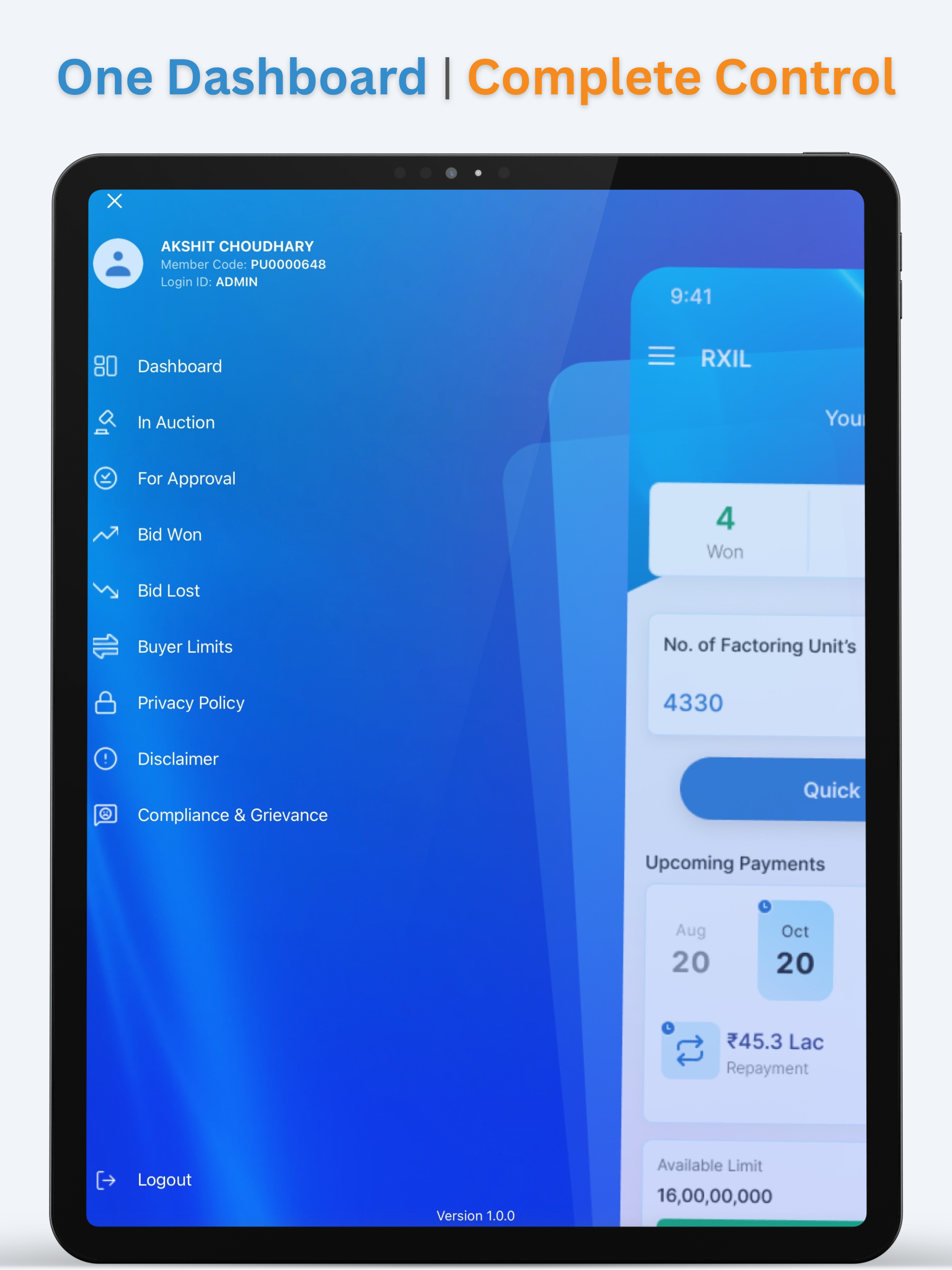 RXIL TReDS Connect screenshot 14