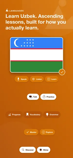 Learn Uzbek - LingoRise screenshot 1