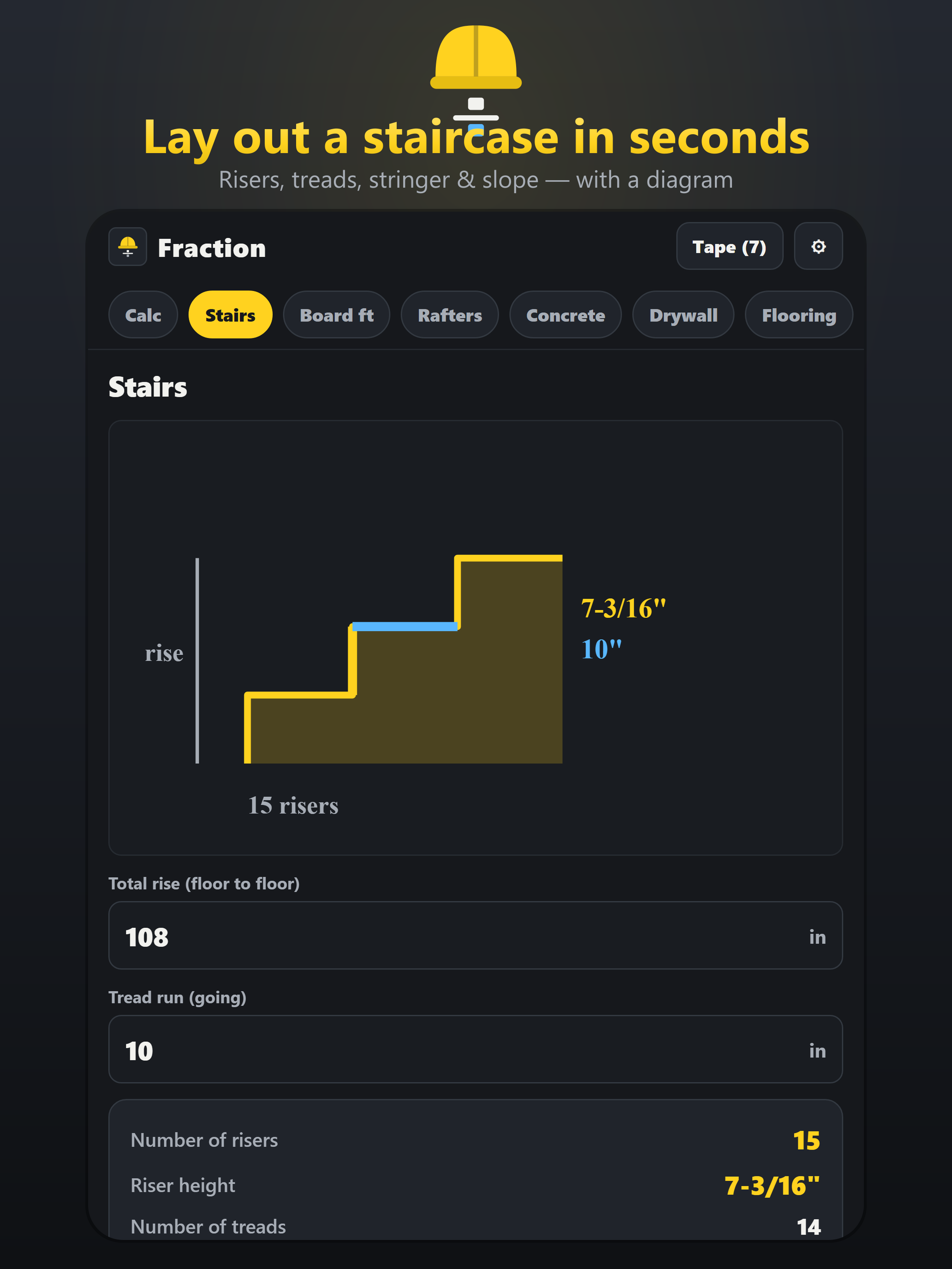 Fraction Calculator: Feet Inch screenshot 10