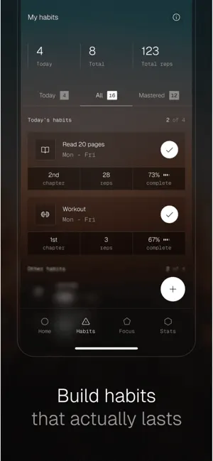 Intent: Habit & Focus Tracker screenshot 2