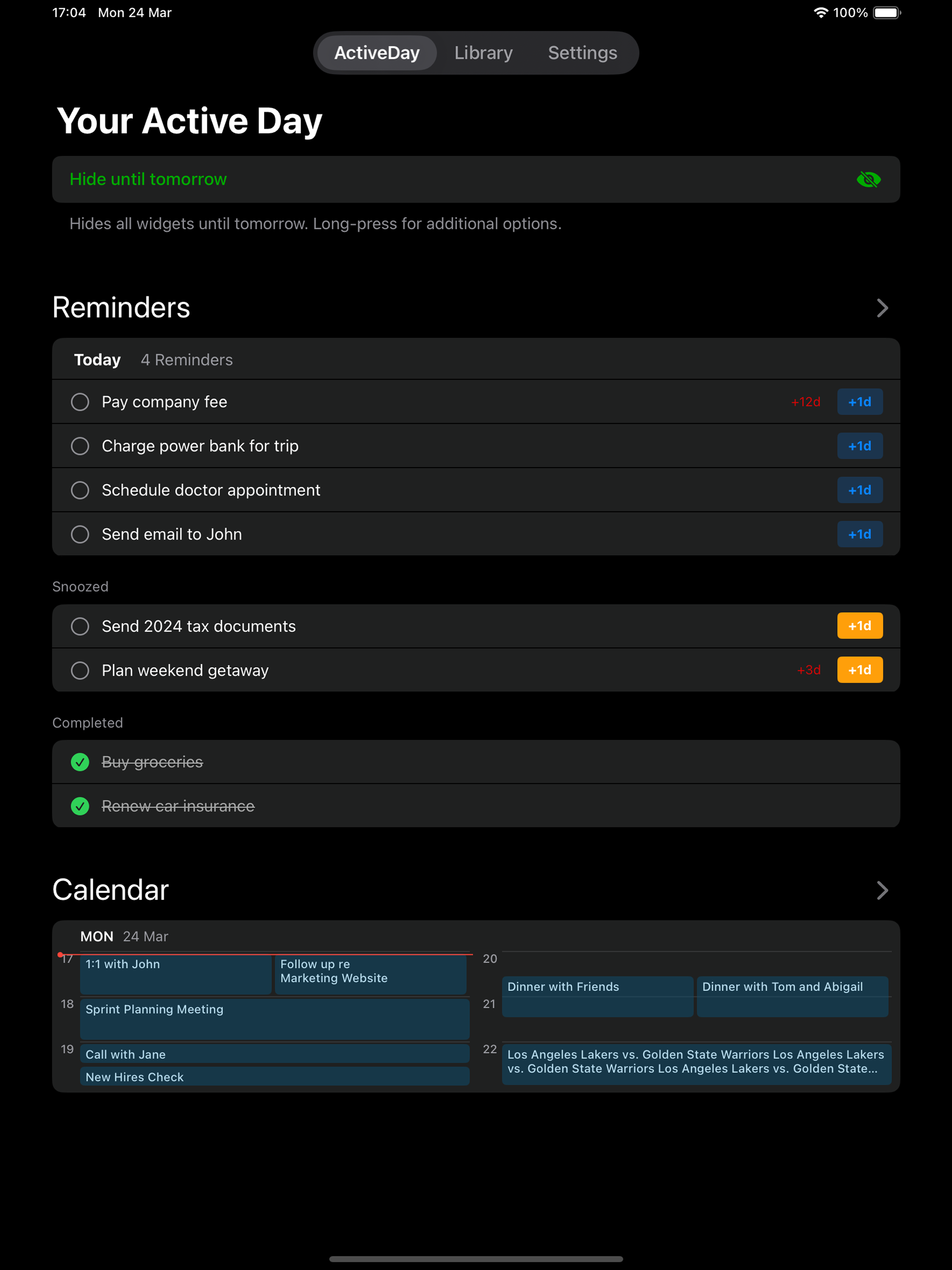 ActiveDay‒Your Day at a Glance screenshot 7