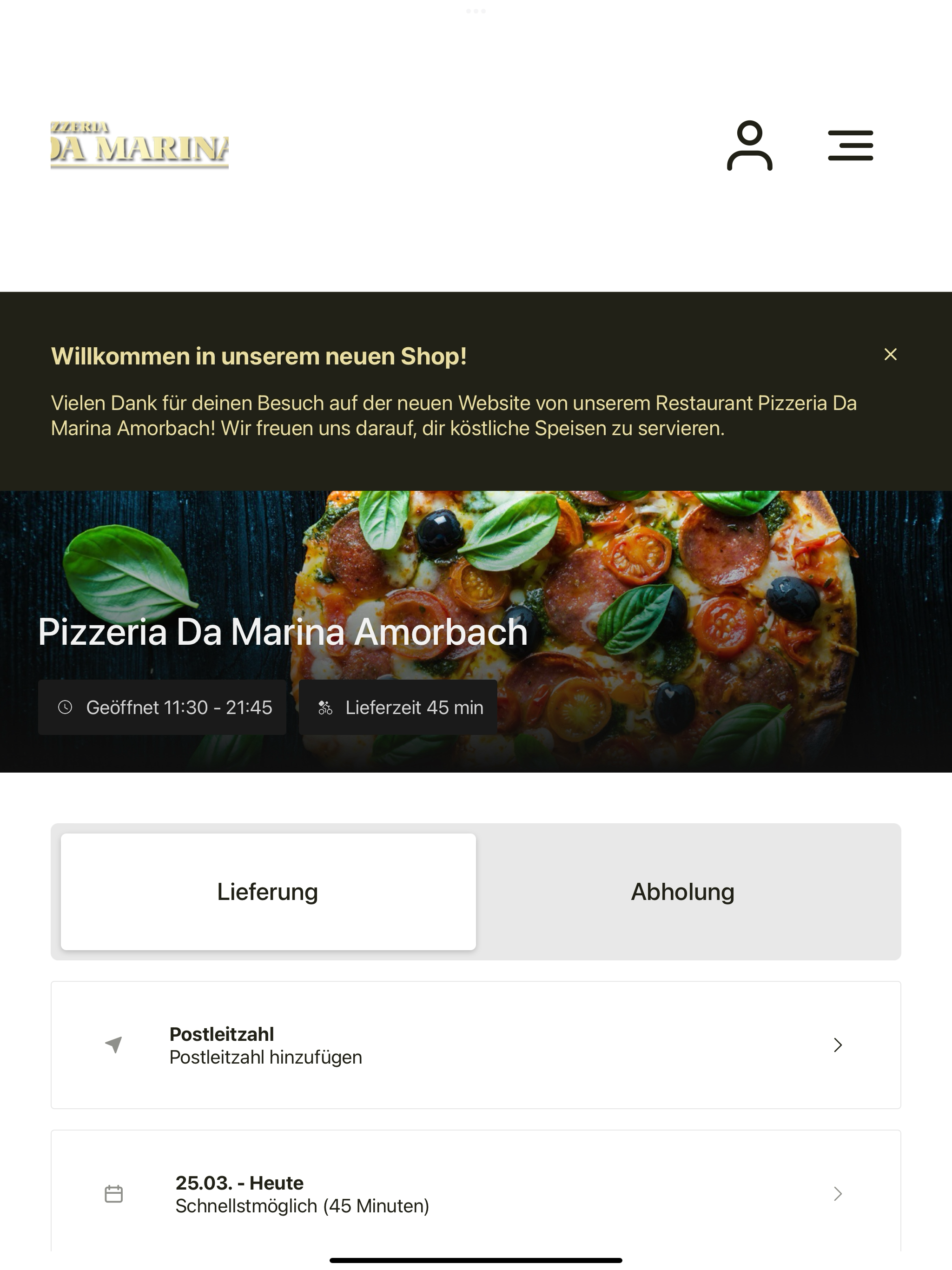 Pizzeria Da Marina Amorbach