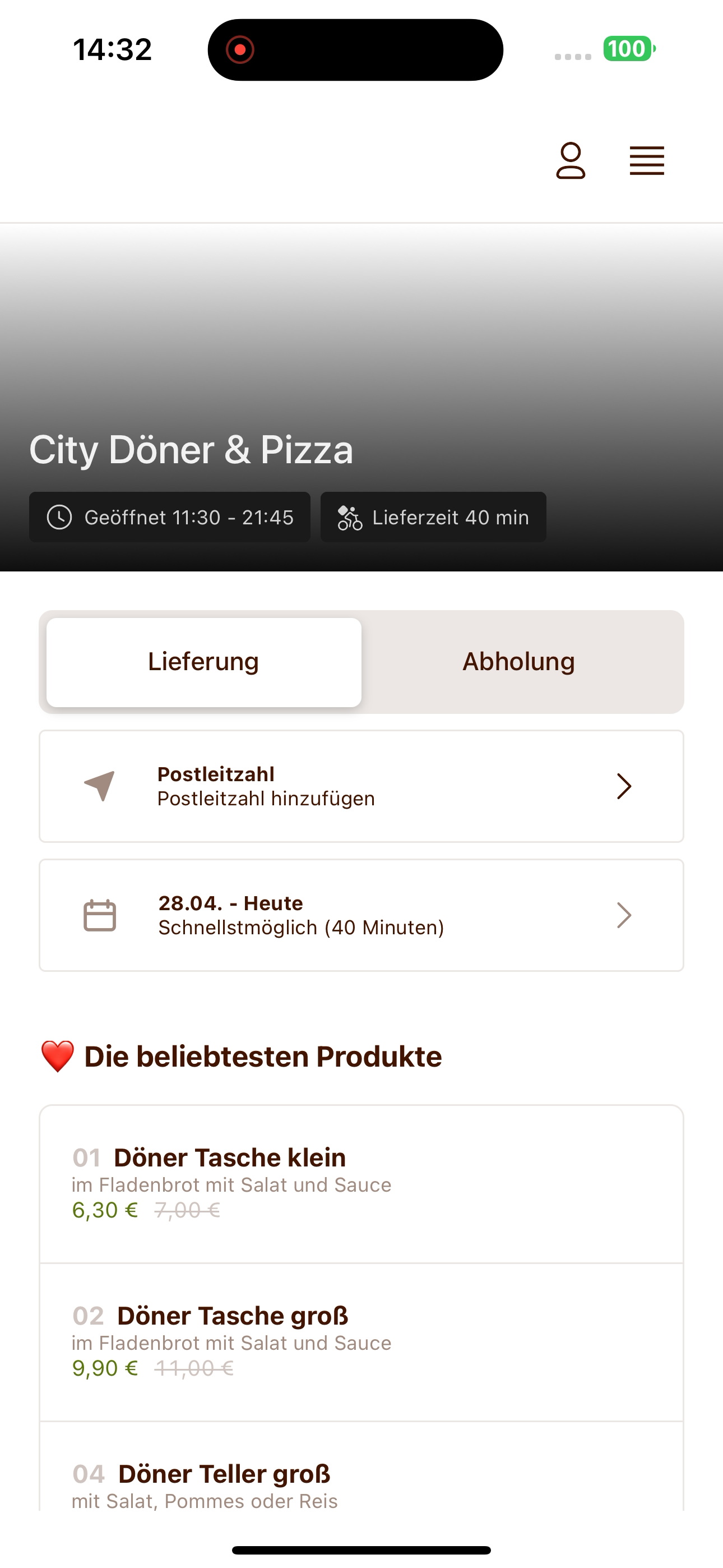 City Döner & Pizza screenshot 3