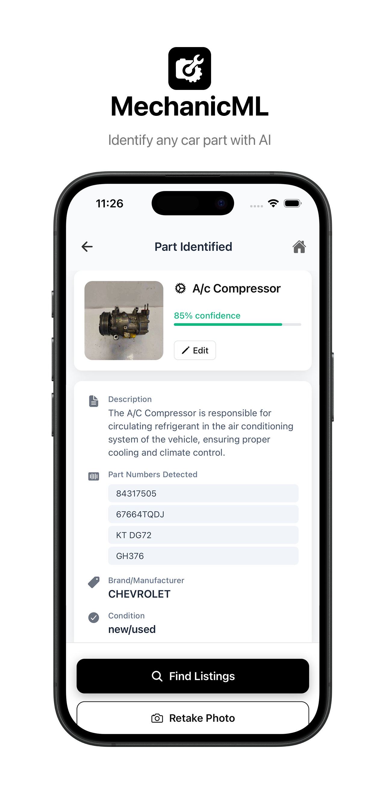 MechanicML: Identify Car Parts screenshot 5