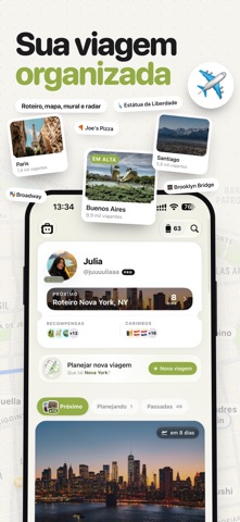 Triplly: Roteiro de Viagem iPhone screenshot 1
