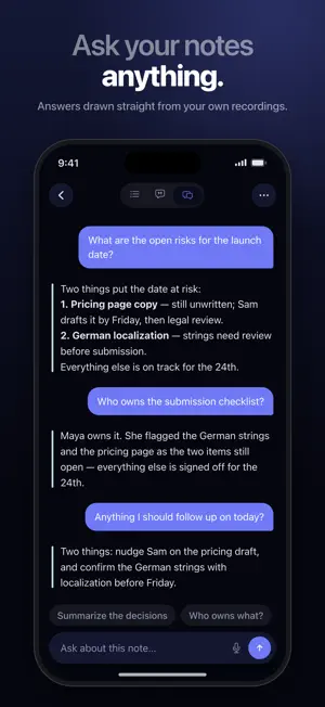 Noota: AI Note Taker & Memos screenshot 4