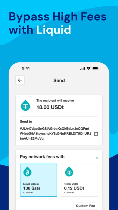 AQUA Wallet Screenshot
