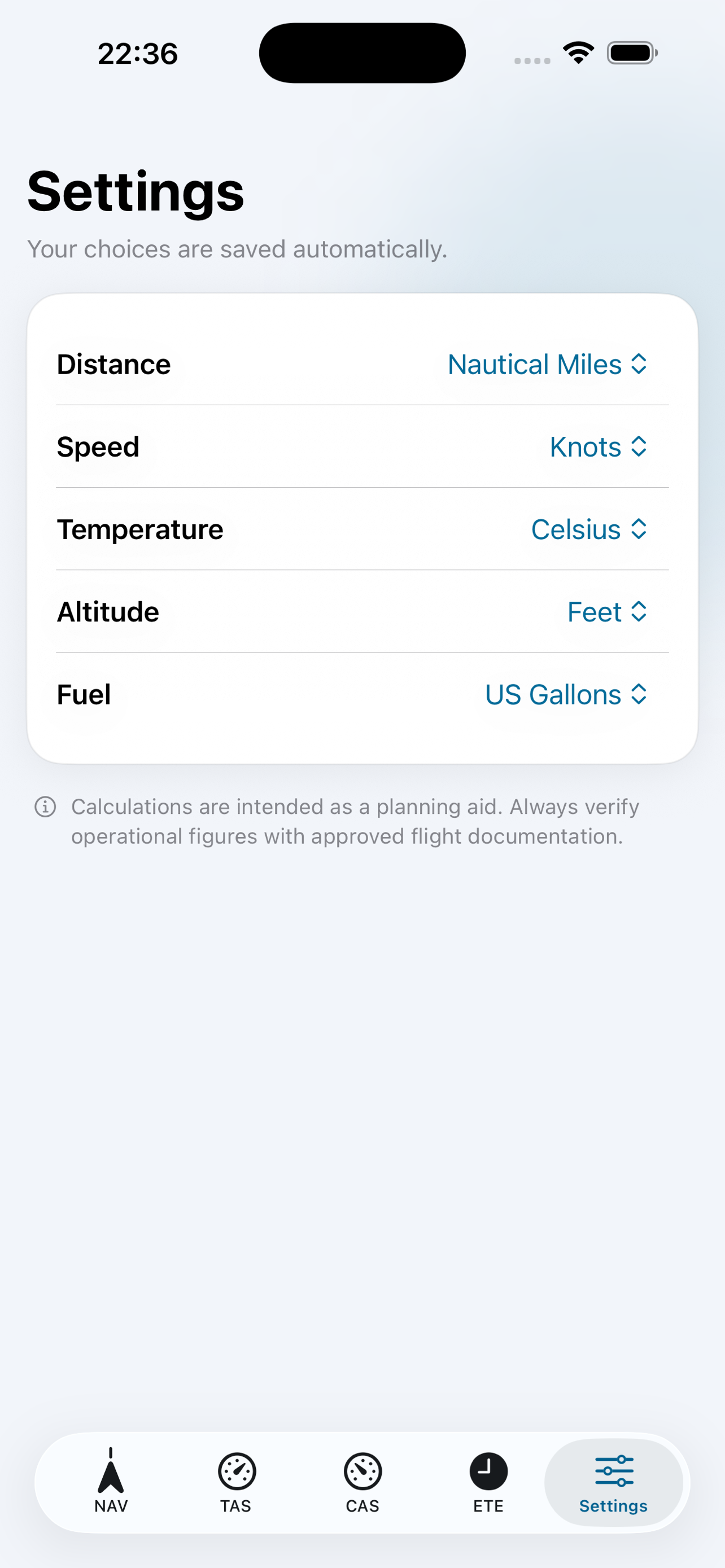 Flight Computer screenshot 5