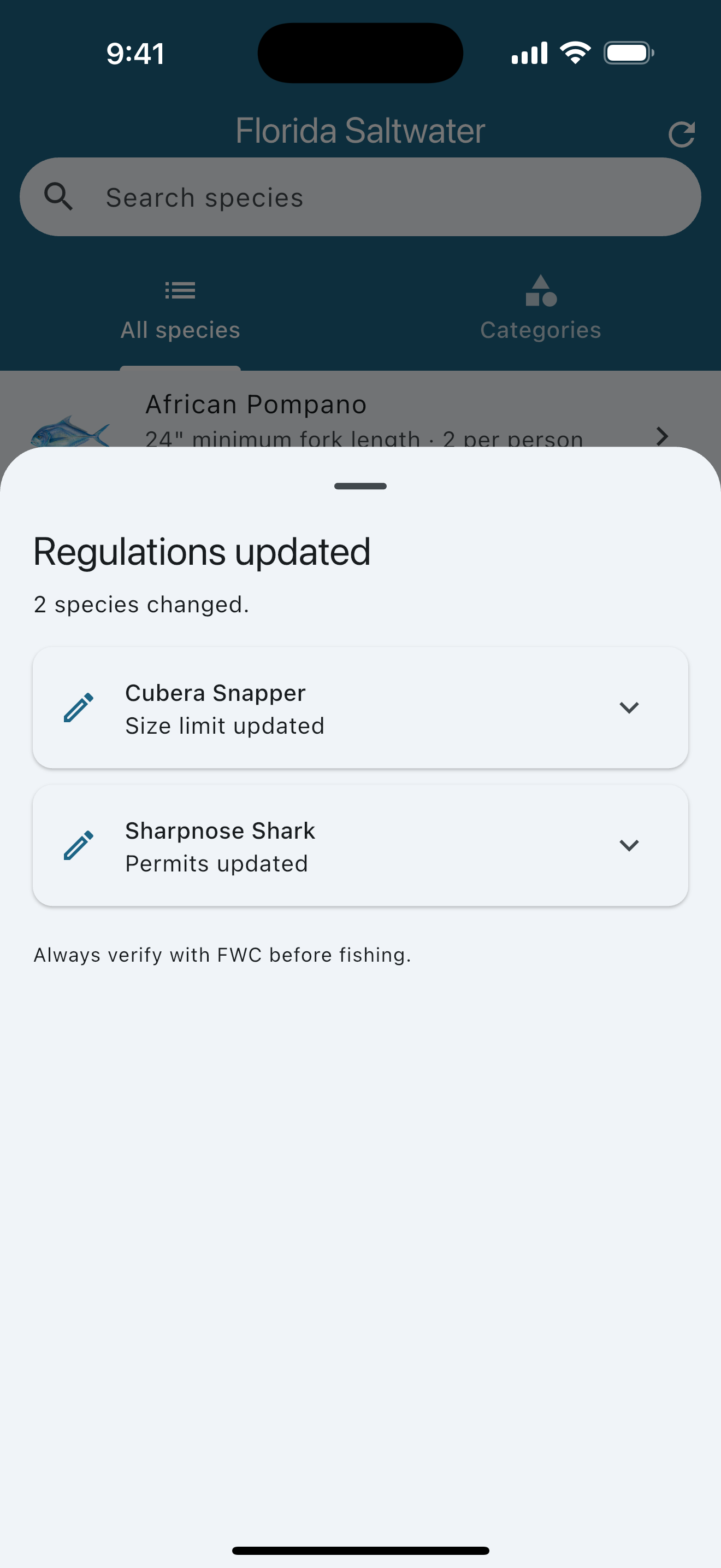 FL Saltwater Fishing Regs screenshot 5