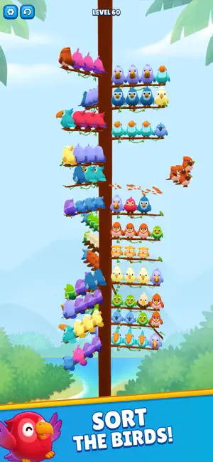 Bird Story: Color Sort 3D screenshot 2