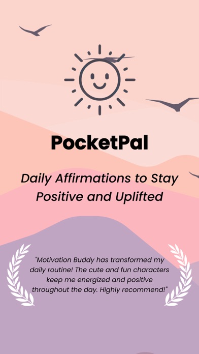 PocketPal: Daily Affirmations Screenshot