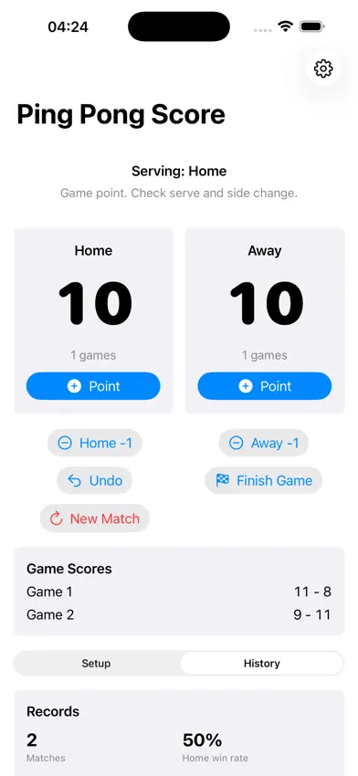 Ping Pong Scorekeeper2026 screenshot 3