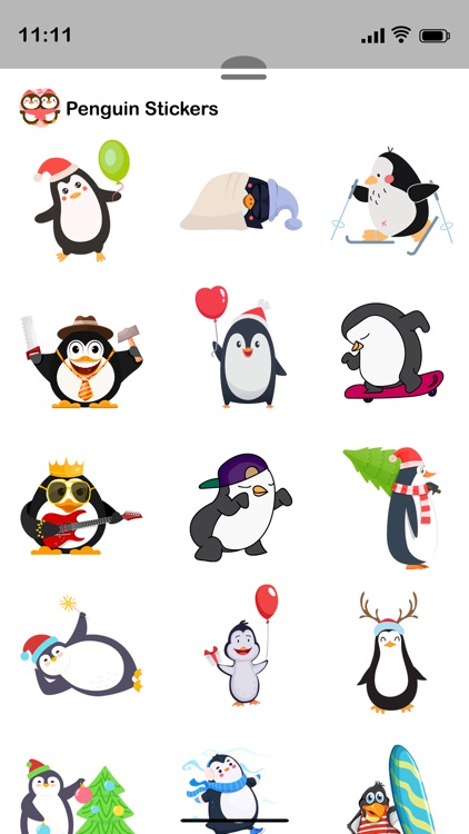 Penguin Stickers for iMessage