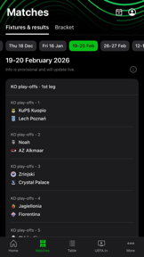 UEFA Conference League screenshot