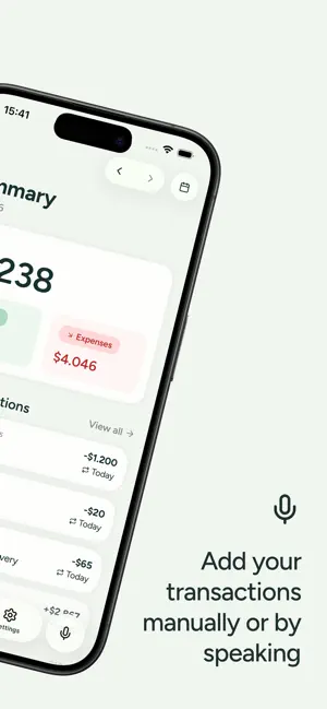 Trace: Expense Tracker screenshot 2