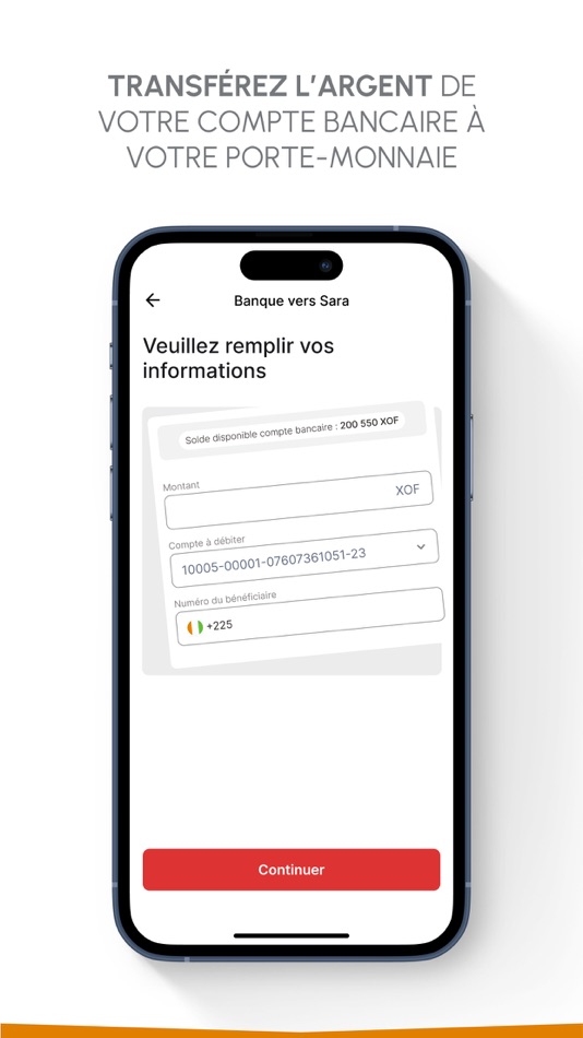 #2. SARA BY AFRILAND COTE D'IVOIRE (iOS) Ved: Afriland First Bank