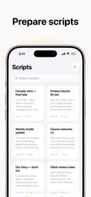 Teleprompter Script for Video screenshot