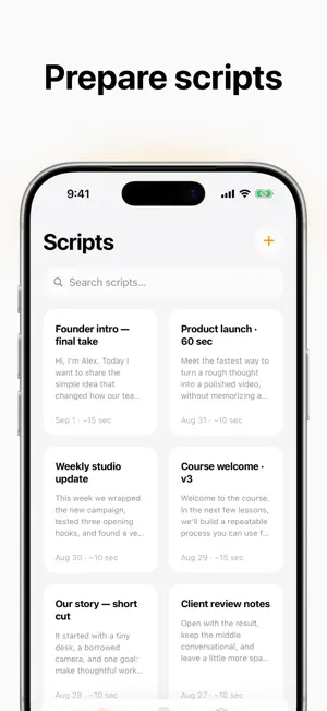 Teleprompter Script for Video screenshot 3