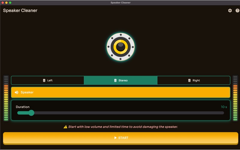 Speaker Cleaner Water & Dust app screenshot