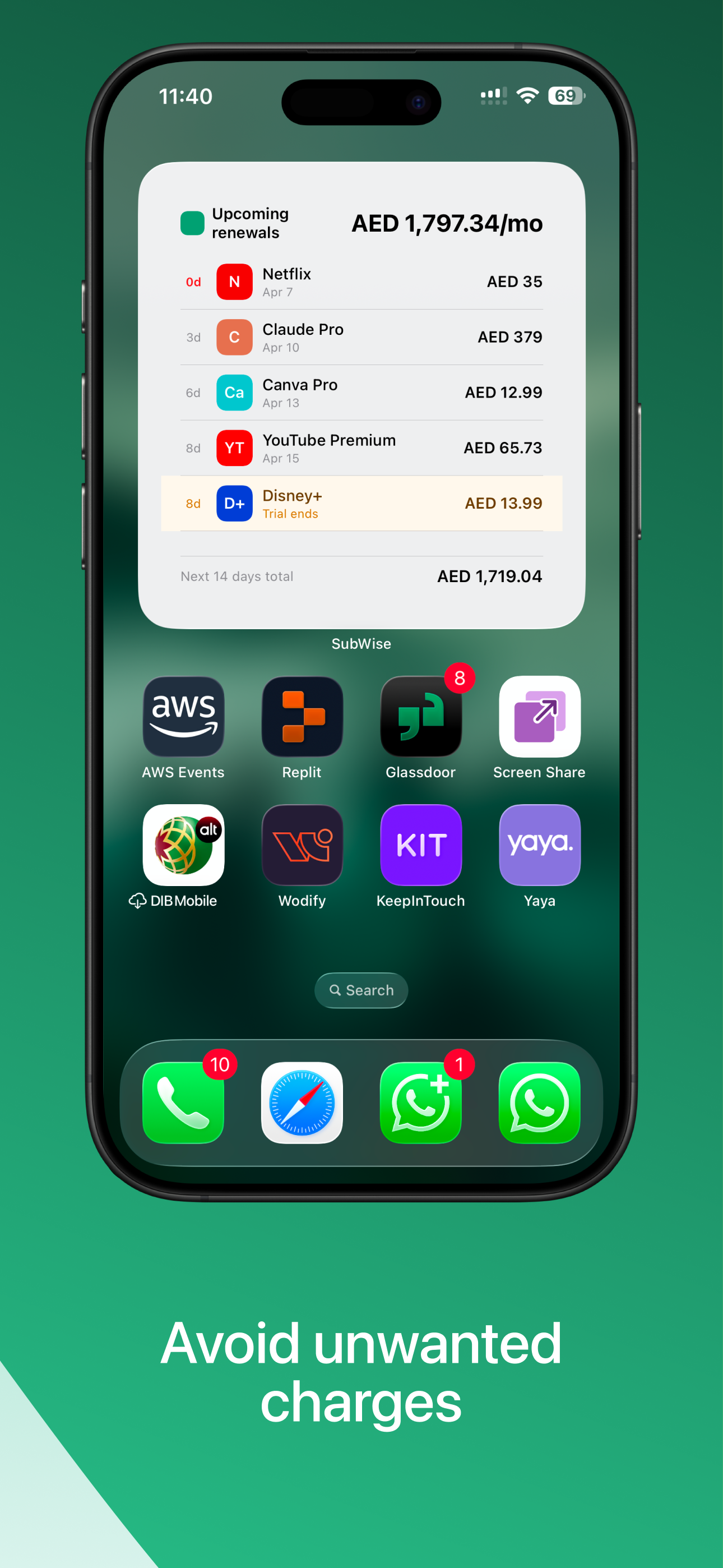 SubWise - Track your Subs screenshot 10