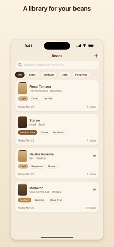 Aficionado Coffee Journal Screenshot 3 of 5