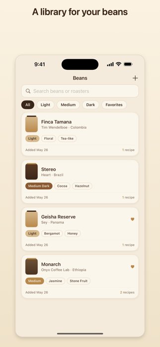 Aficionado Coffee Journal Screenshot 3 of 5