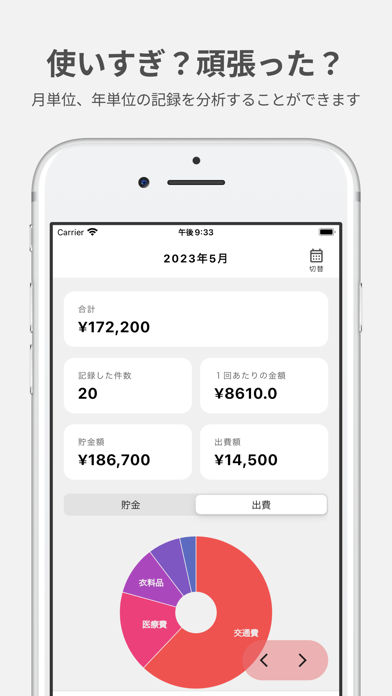 貯金メモ 毎日使えるシンプルなアプリのスクリーンショット - 7