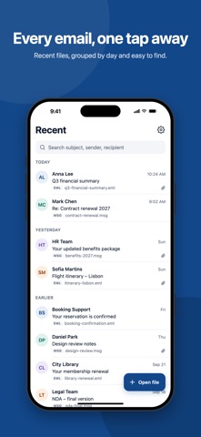 Email Reader – MSG, EML Viewer Screenshot 2 of 5