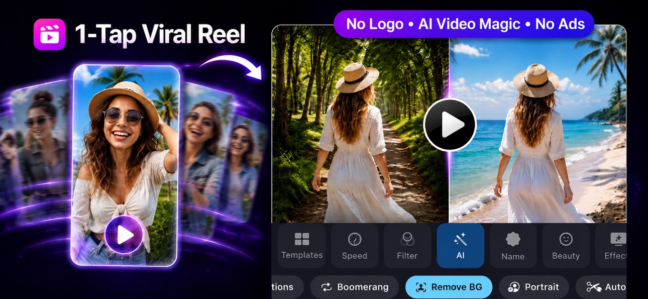 Screenshot 1 of CupCut: 1-Tap Reels Maker