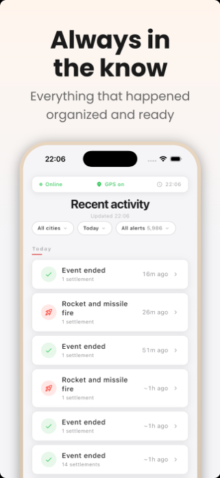 Sheltr - Rocket Alerts Screenshot 6 of 8