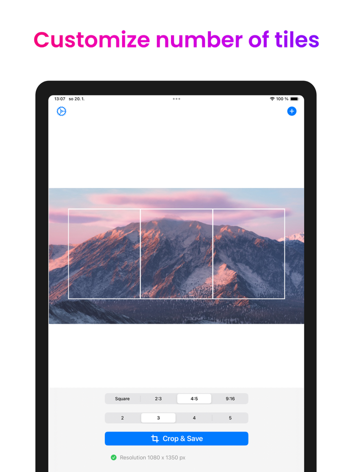 Panorama Split Photo Editor