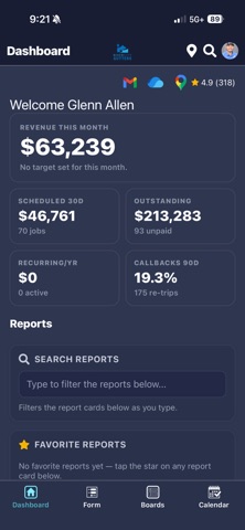 RCG Tracker screenshot