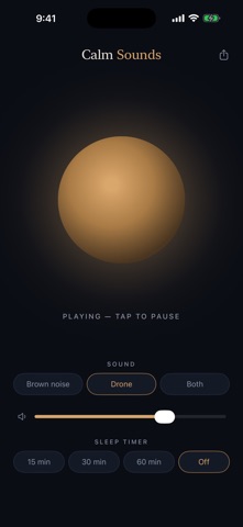 Calm Sounds Screenshot 2 of 3