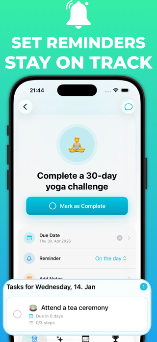 Bucket List: Goal Tracker Screenshot 5 of 7