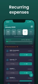 Splits - shared budget screenshot