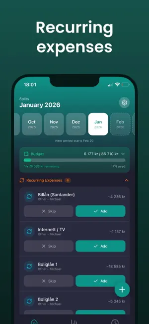 Splits - shared budget screenshot 3