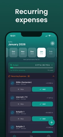 Splits - shared budget Screenshot 3 of 6
