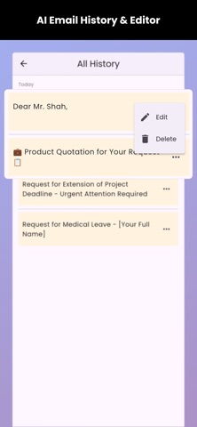 WriteMail - Ai Email Assistant Screenshot 6 of 8