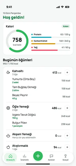 MyCal: AI Makro & Kalori screenshot 1
