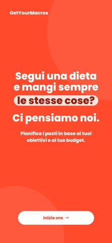 GetYourMacros: Dieta e Spesa screenshot