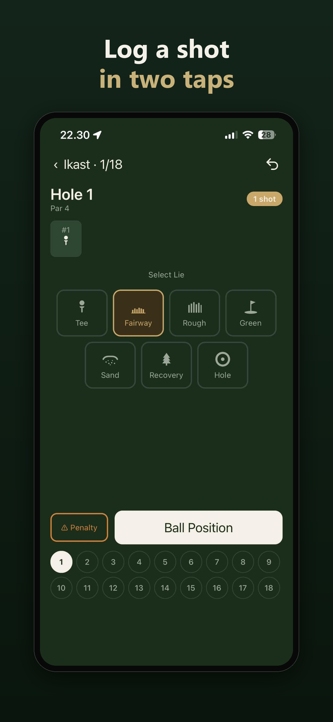 AcuoGolf: Strokes Gained screenshot 3