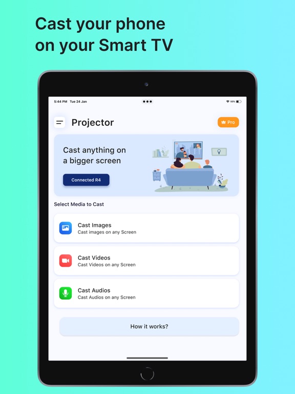 Projector: TV Screen Mirroring