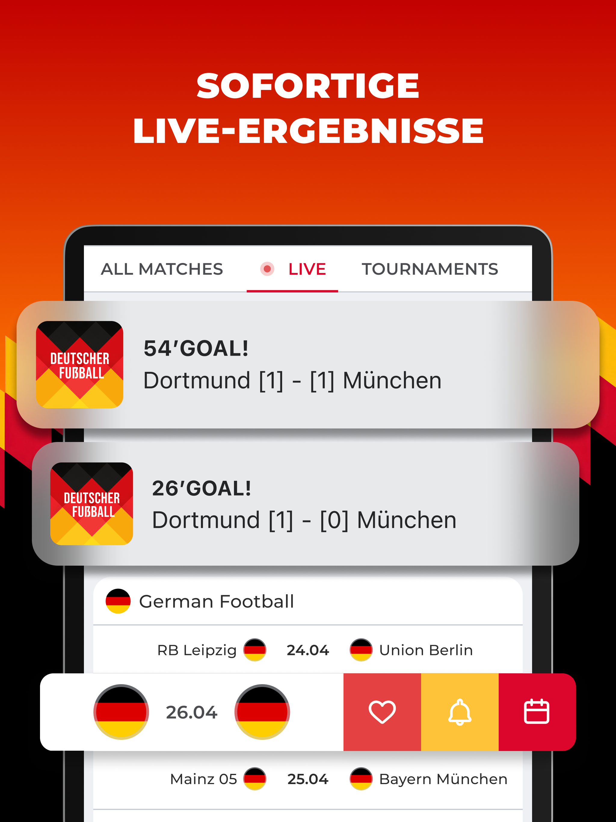 Deutsche Fussball - Live-Score screenshot 9