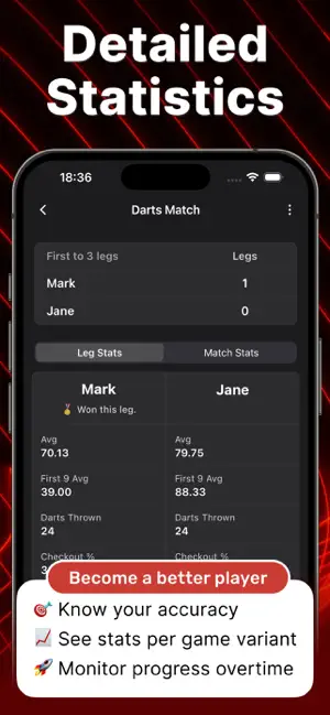 DartsOn: Dart Scorer & Counter iPhone screenshot 3