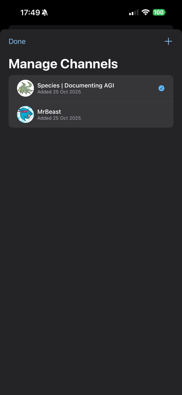 iPhone screenshot