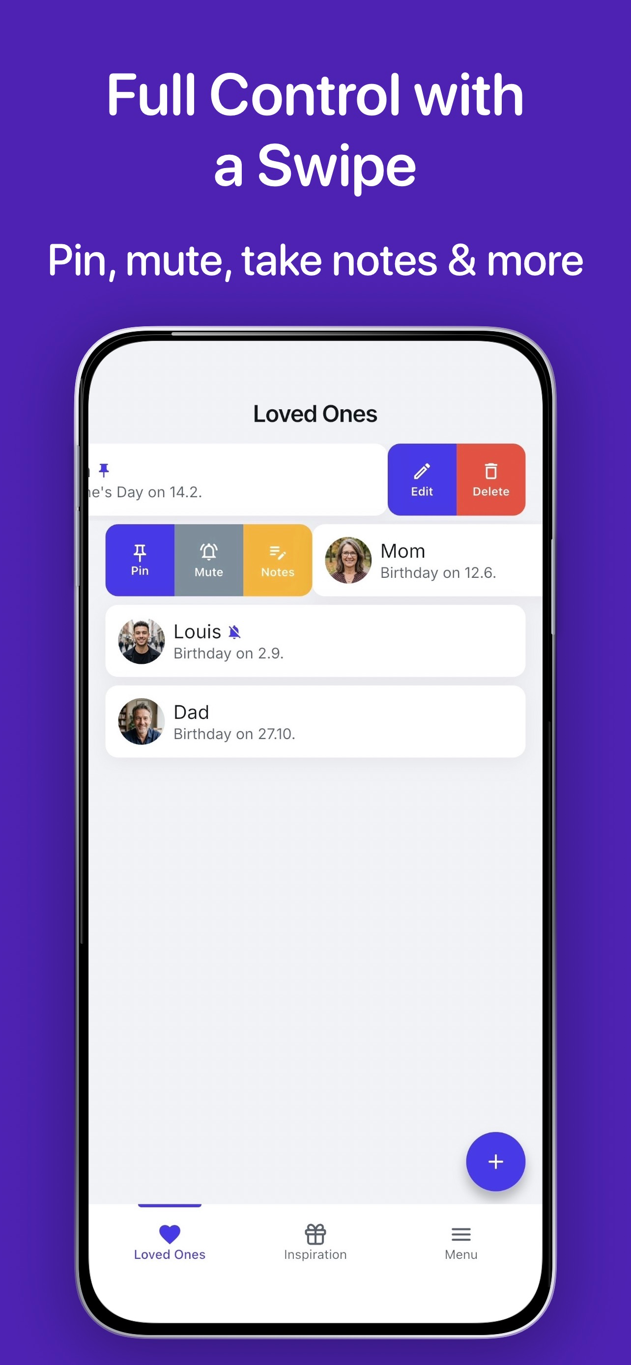 Reminderly - Events & Gifts screenshot 5